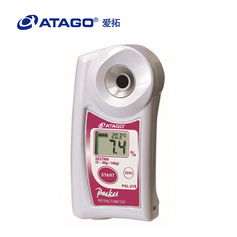 ATAGO（愛(ài)拓）便攜式數(shù)顯折射儀PAL-21S 糊精濃度計(jì)